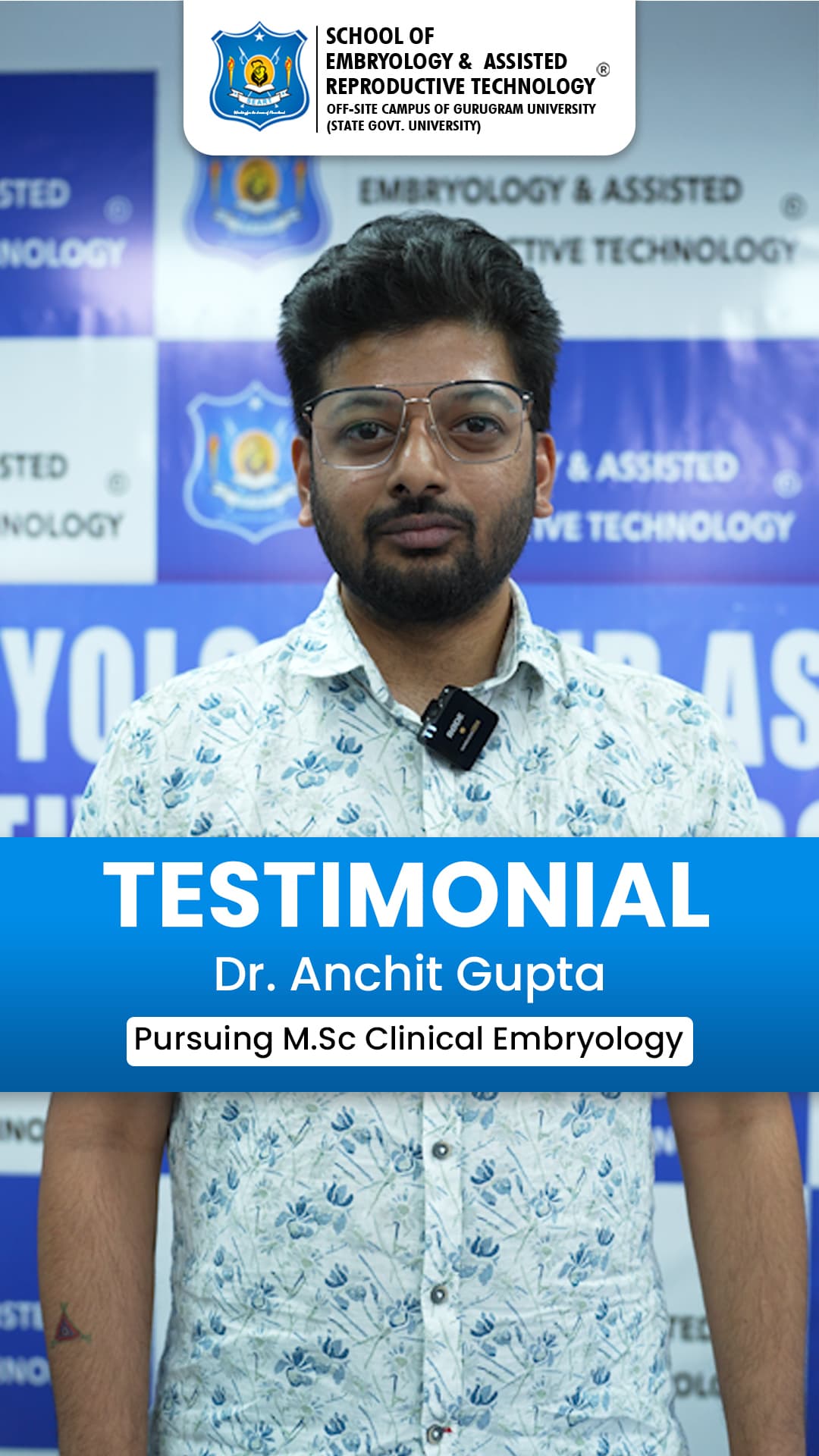 Video testimonial